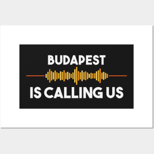 Budapest is Calling City Trip Gift Posters and Art